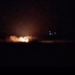 اندلاع حريق في معسكر للجيش العراقي شمال بغداد