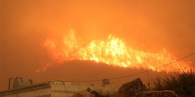 حلبجة تستعر .. حرائق تمتد من شمال الى جنوب المحافظة