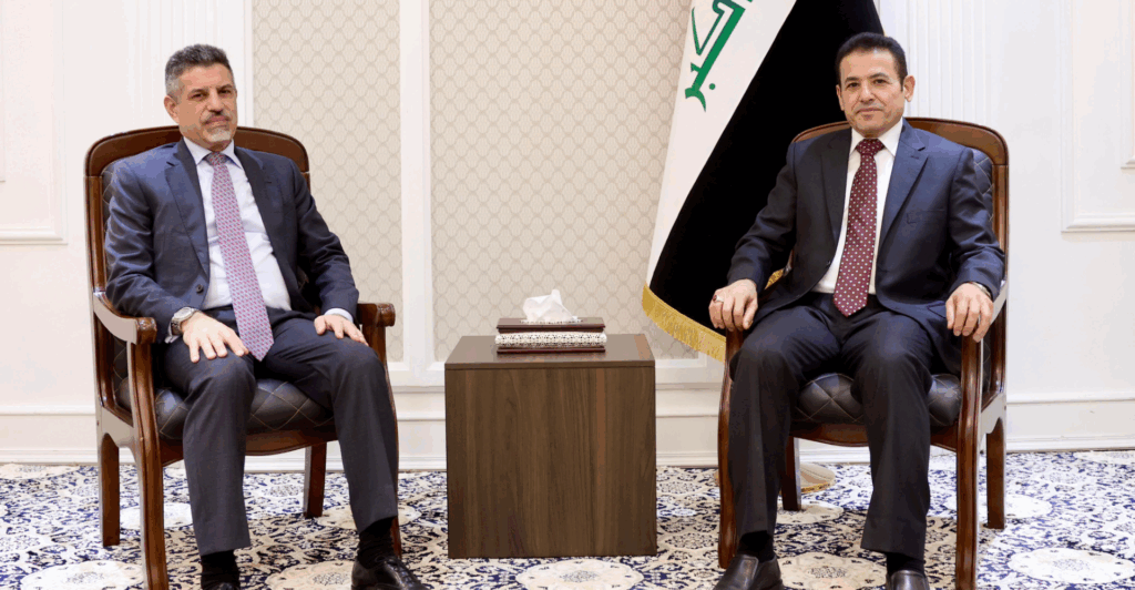 الاتفاقية الأمنية بين بغداد وطهران على طاولة الأعرجي والقائم بالأعمال الأمريكي