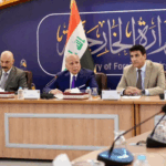 وزير الخارجية يترأس اجتماعاً موسعاً لبحث التحديات المائية والبيئية في العراق