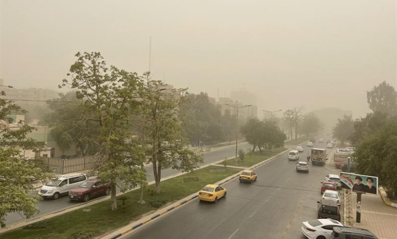 توقعات طقس العراق: غبار ودرجات حرارة أربعينية