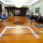 المندلاوي يبحث مع طالباني عدد من الملفات الوطنية المهمة والقضايا المتعلقة بمصلحة وحدة مكونات البلد