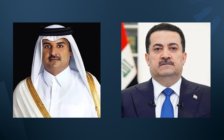 السوداني وأمير قطر يتفقان على عقد اجتماع عربي – إسلامي لبحث استهداف الدوحة