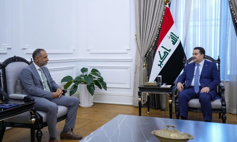 السوداني يبحث مع السفير البريطاني تعزيز العلاقات ووقف الحرب على غزة