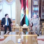 المندلاوي ومسعود بارزاني يؤكدان على اهمية ترسيخ الشراكة الوطنية لمواجهة التحديات الراهنة