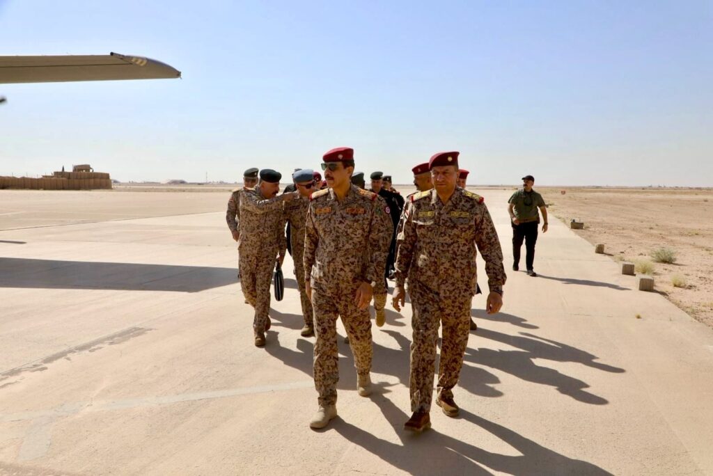 يارالله يصل إلى الشريط الحدودي ووادي حوران برفقة وفد عسكري رفيع