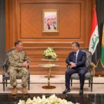 مسرور بارزاني يبحث مع قائد “سنتكوم” أمن العراق والمنطقة.. “دعم راسخ للإقليم”