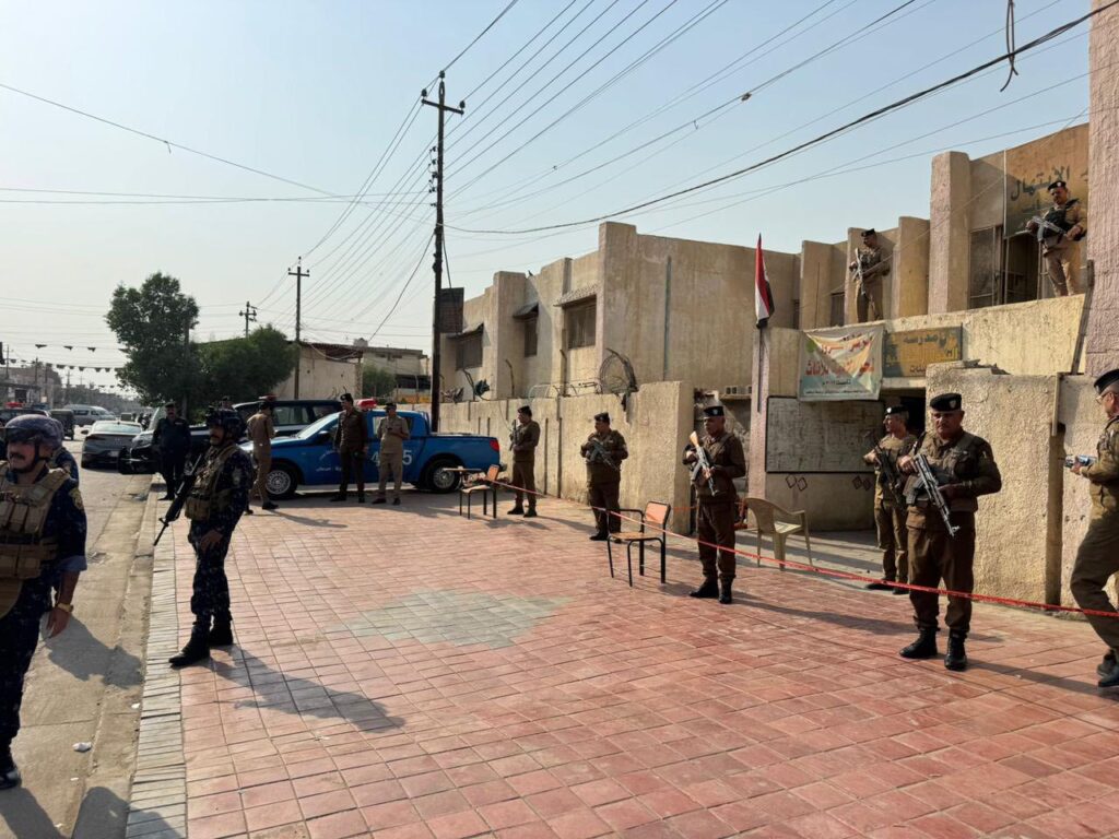 شرطة الرصافة تنفذ ممارسات ميدانية لتأمين مراكز الاقتراع