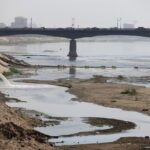 مشاهد موجعة لـ”نهر دجلة” وهو يصارع ازمة الجفاف