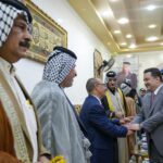 السوداني يلتقي عدداً من شيوخ ووجهاء عشيرة السواعد في محافظة ميسان