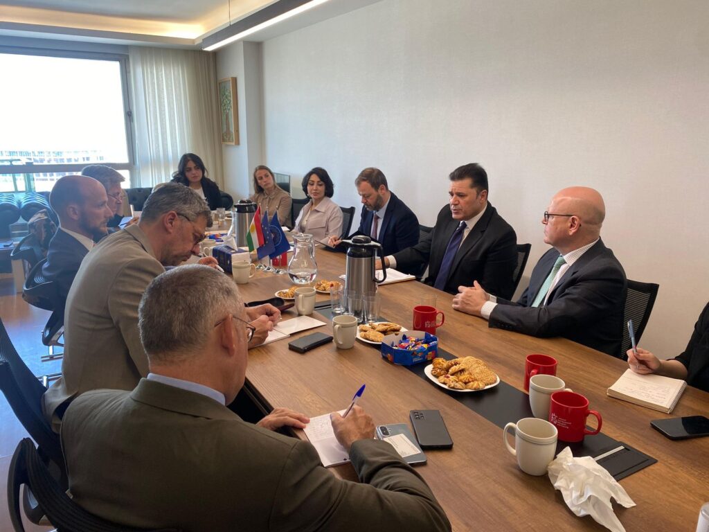 كوردستان والاتحاد الأوروبي يبحثان تطبيق التوصيات الدولية في ملفات الاتجار والمخدرات والكراهية