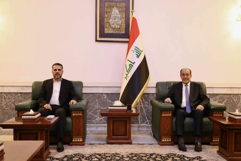 “رسائل سياسية”.. المالكي يبحث مع مؤنس “آليات لضبط المسار” بعد الانتخابات