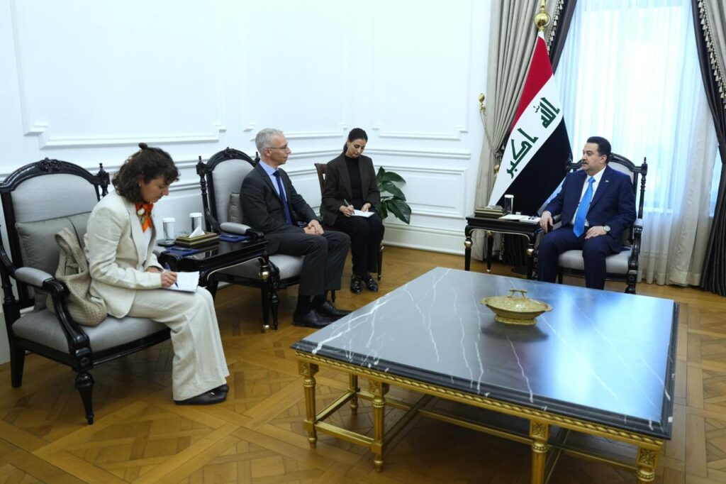 السوداني يستقبل السفير الألماني الجديد لدى العراق